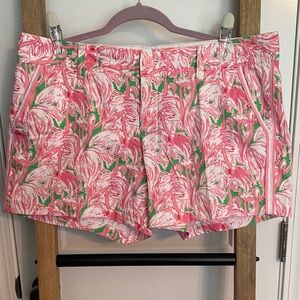 Lilly Pulitzer Pink and Green Women's Shorts
